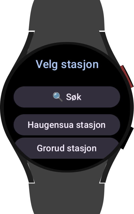 Stasjonsvelger i Togavganger